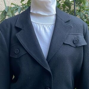 Vintage 60’s black Express wool jacket